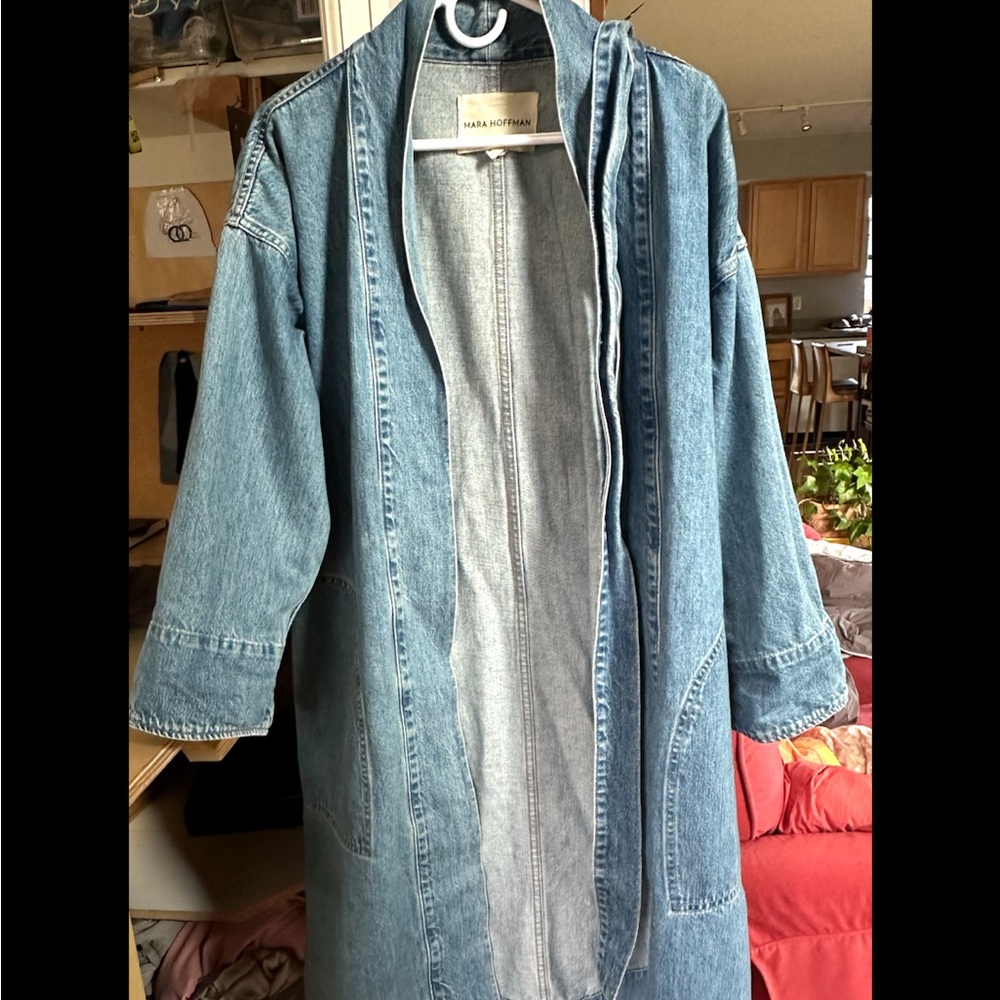 Mara Hoffman denim Juhi jacket